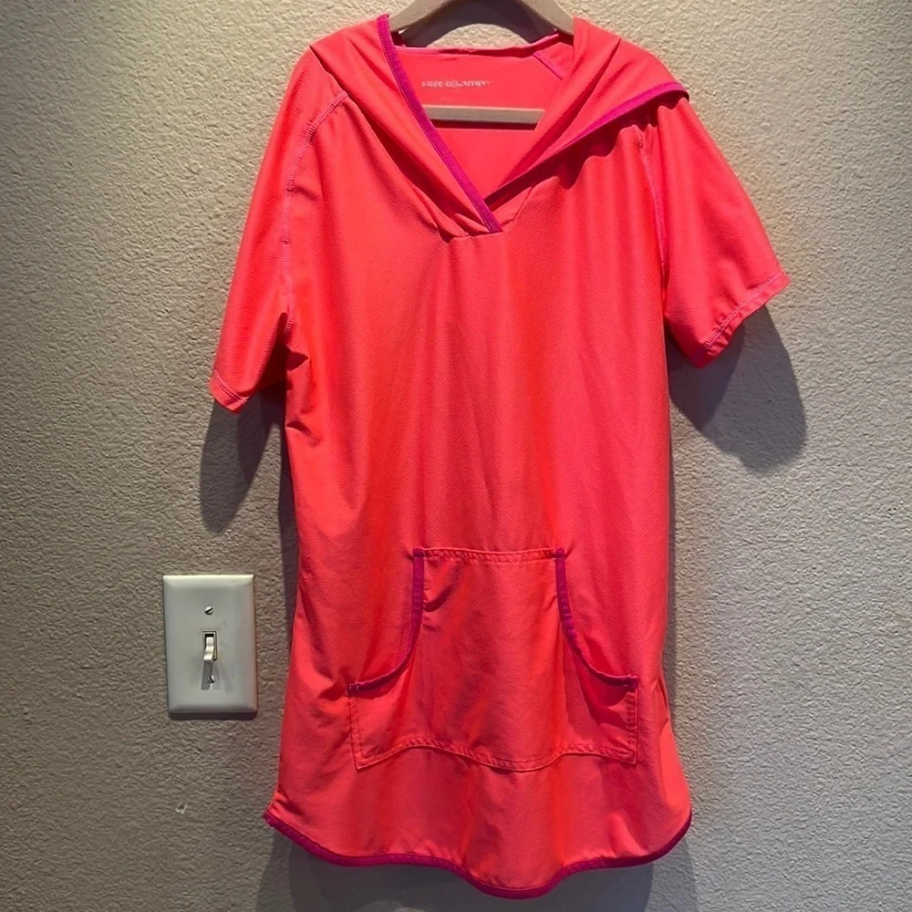 Free Country Girl’s Large Pink Swimsuit Coverup Size 14